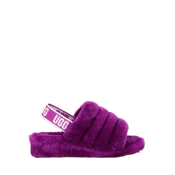 UGG Women's Fluff Yeah Slide In Berrylicious - Picture 2 of 10